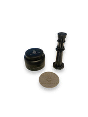 Brewedco Barista Kit that includes a coffee tamper, WDT tool and coffee scales. The coffee tamper is a self leveling tamper and spring loaded tamper