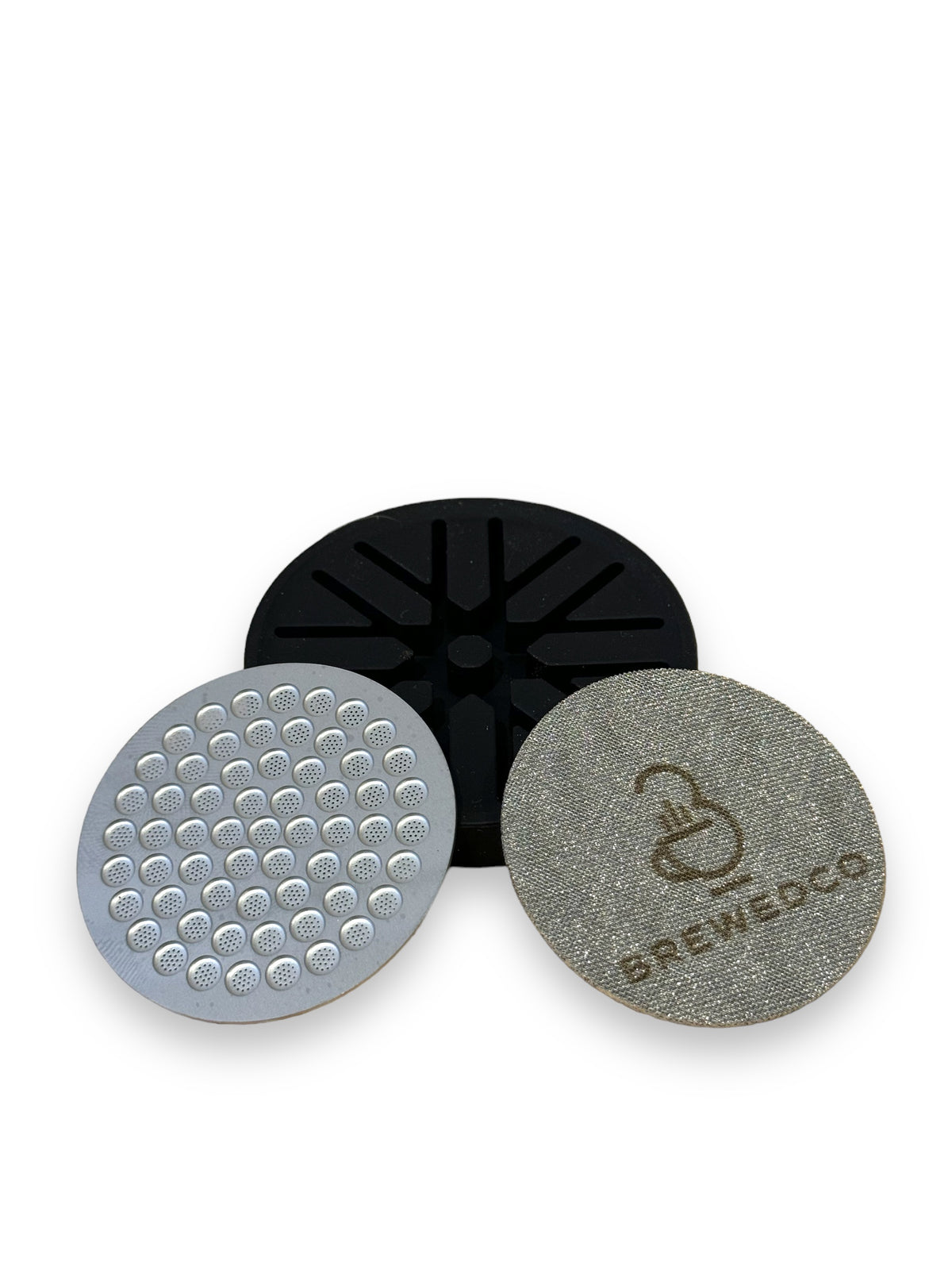 Brewedco 2 pack Puck Screen with stand