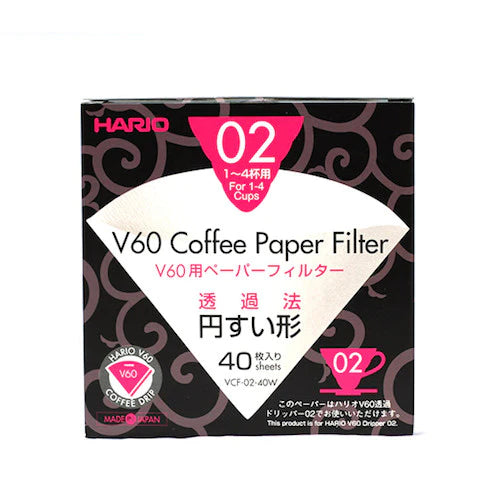 Hario V60 Paper Filters - 40 Pack